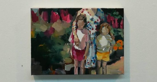 '5+Languages'+(bottom).+(2017)+Oil+on+Canvas.+25+x+35+cm+each.