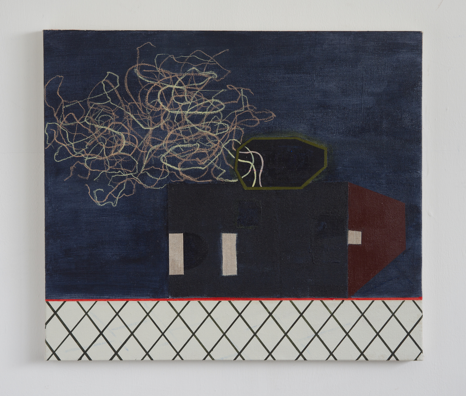 Stroll On, Mixed media on canvas, 35 x 40 cm, 2019 copy 2